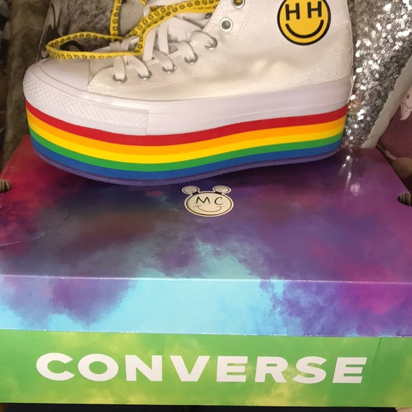 converse miley cyrus rainbow